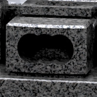 前面アール仕様の香炉